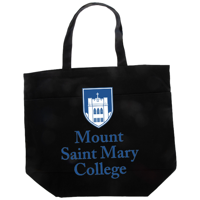 MSMC swag bag, provided by Mount Saint Mary College